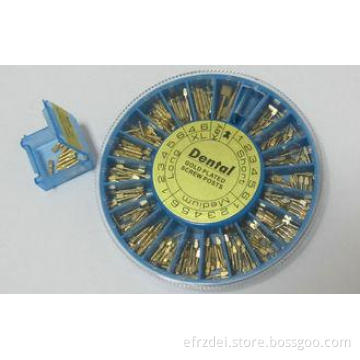 Dental Golden Plated Screw Post
